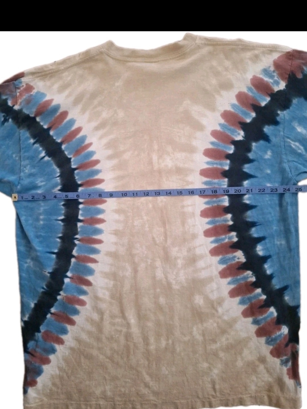 Vintage Willie Nelson Shirt XXL Liquid Blue Tie Dye American Legend Made in USA - Picture 8 of 8